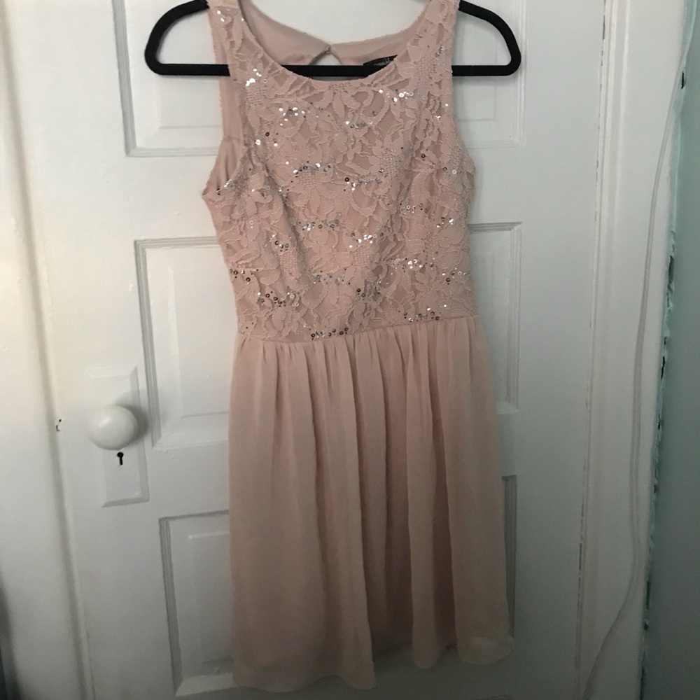 Pink Sequin Dress